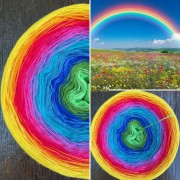 Příze Čarovné klbko, (3n), 1500m, Magic Beauty - Rainbow III
