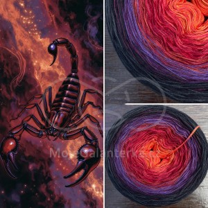 Příze Čarovné klbko, (3n), 1000m, Zodiac - Scorpio