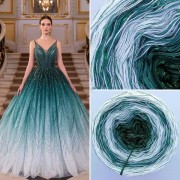 Příze Čarovné klbko, (3n), 1000m, Limited Edition No.188, glitter smaragd