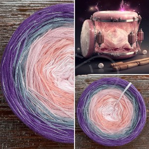 Příze Čarovné klbko, (3n), 1000m, Limited Edition No.93, glitter transparent