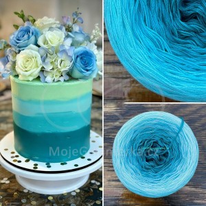 Příze Čarovné klbko, (3n), 1000m, Magic Ombré - Special Occasion