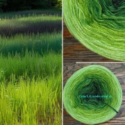 Příze Čarovné klbko, (4n), 1000m, Magic Ombré - Meadow