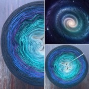 Příze Čarovné klbko, (3n), 1000m, Galaxy Collection - Galaxy XI