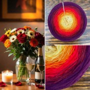 Příze Čarovné klbko, (3n), 1000m, Valentines Day VII