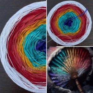 Příze Čarovné klbko, (3n), 1000m, Hand Fan