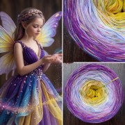 Příze Čarovné klbko, (4n), 1000m, Pixie Dust Magic Ball 01