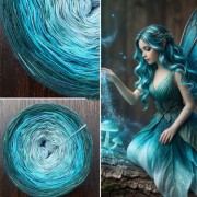 Příze Čarovné klbko, (4n), 1000m, Pixie Dust Magic Ball 04