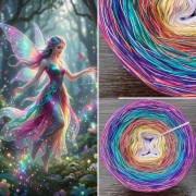 Příze Čarovné klbko, (4n), 1000m, Pixie Dust Magic Ball 05