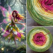 Příze Čarovné klbko, (4n), 1000m, Pixie Dust Magic Ball 06