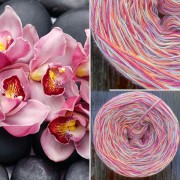 Příze Čarovné klbko, (4n),  750m, Colorful - Orchid II