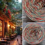 Příze Čarovné klbko, (4n),  750m, Colorful - 093