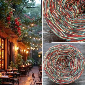 Příze Čarovné klbko, (4n),  750m, Colorful - 093