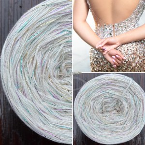 Příze Čarovné klbko, (3n), 1500m, Limited Edition No.101, glitter multicolor