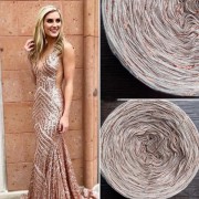 Příze Čarovné klbko, (3n), 1500m, Limited Edition No.133 glitter copper