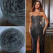 Příze Čarovné klbko, (3n), 1000m, Limited Edition No.148, glitter schwarz