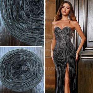 Příze Čarovné klbko, (3n), 1000m, Limited Edition No.148, glitter schwarz
