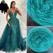 Příze Čarovné klbko, (3n), 1000m, Limited Edition No.149, glitter smaragd