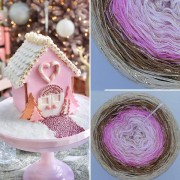 Příze Čarovné klbko, (3n), 1000m, Limited Edition No.159, glitter gold