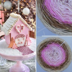 Příze Čarovné klbko, (3n), 1000m, Limited Edition No.159, glitter gold