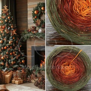 Příze Čarovné klbko, (3n), 1000m, Limited Edition No.160, glitter schwarz kupfer