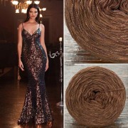 Příze Čarovné klbko, (3n), 1500m, Limited Edition No.161 glitter schwarz kupfer