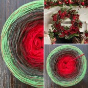 Příze Čarovné klbko, (3n), 1000m, Limited Edition No.169, glitter dunkelrot rot