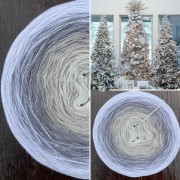 Příze Čarovné klbko, (3n), 1500m, Limited Edition No.160 glitter hellgrau silber