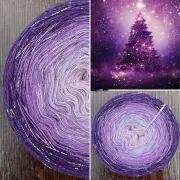 Příze Čarovné klbko, (3n), 1000m, Limited Edition No.171, glitter lilac