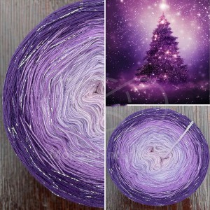 Příze Čarovné klbko, (3n), 1000m, Limited Edition No.171, glitter lilac