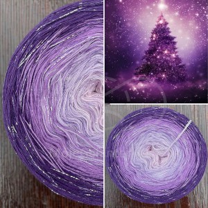 Příze Čarovné klbko, (3n), 1500m, Limited Edition No.171, glitter lilac