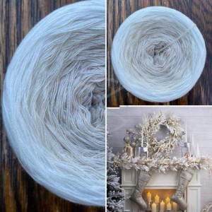 Příze Čarovné klbko, (4n), 1500m, Limited Edition No.64, glitter transparent