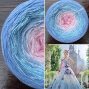 Příze Čarovné klbko, (3n), 1500m, Limited Edition No.78, glitter transparent