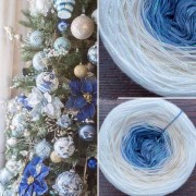 Příze Čarovné klbko, (3n), 1000m, Limited Edition No.86, glitter irise