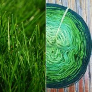 Příze Čarovné klbko, (3n), 1000m, Magic OMBRÉ - Green Gras