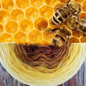 Příze Čarovné klbko, (3n), 1000m, Honey Bee