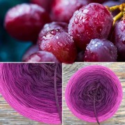 Příze Čarovné klbko, (3n), 1000m, Magic OMBRÉ - Red Grapes