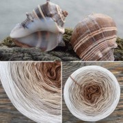 Příze Čarovné klbko, (3n), 1000m, Magic OMBRÉ - Shells