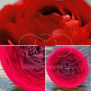Příze Čarovné klbko, (3n), 1000m, Magic OMBRÉ - Ranunculus 3