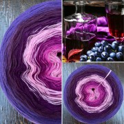 Příze Čarovné klbko, (3n), 1000m, Magic Mix - Wine