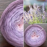 Příze Čarovné klbko, (3n), 1000m, Magic Ombré LIGHT, Lavender