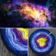 Příze Čarovné klubka, (3n), 1000m, Galaxy Collection - Galaxy VIII