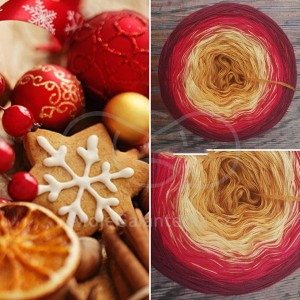 Příze Čarovné klbko, (3n), 1000m, Gingerbreads