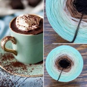 Příze Čarovné klbko, (3n), 1000m, Hot Chocolate