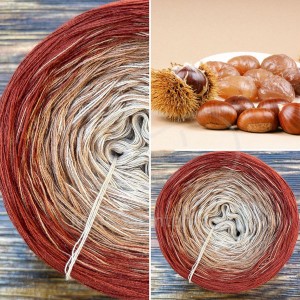 Příze Čarovné klbko, (3n), 1000m, Chestnuts