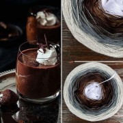 Příze Čarovné klbko, (3n), 1000m, Cream in Chocolate III
