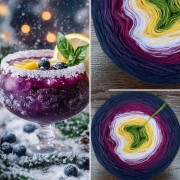 Příze Čarovné klbko, (3n), 1000m, Winter Cocktail III