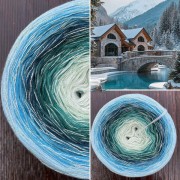 Příze Čarovné klbko, (4n), 1500m, Rainbow XXVIII Glitz