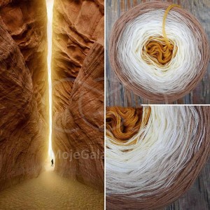 Příze Čarovné klbko, (3n), 1000m, Cave