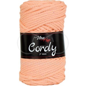 Příze Cordy, 3mm, 8011, oranžová světlá (F747)