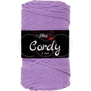 Příze Cordy, 3mm, 8051, světle fialová